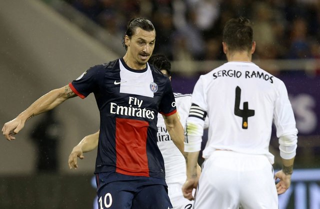 Ibrahimovic amenazó a Sergio Ramos, que lo despachó con una chicana