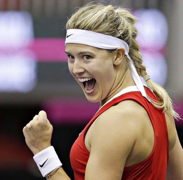 El desnudo de la tenista Eugenie Bouchard levantó polvo en las redes